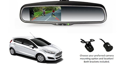 Reverse Camera with Rain Sensing Wipes