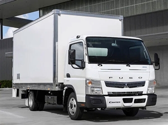 The current Fuso Canter available in 2021.