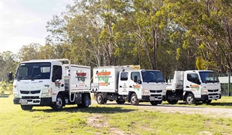 The Avagoogweekend Fuso Canter fleet.