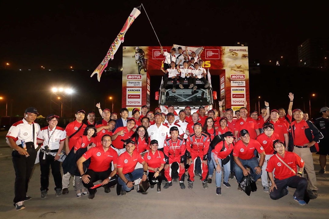 This victory was the 10th successive year for Team Hino Sugawara claiming success in the Under 10-litre class.