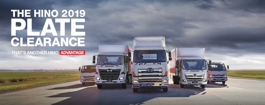 The Hino 2019 Plate Clearance 