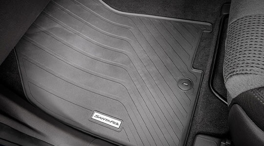 Rubber floors mats (set of 3).