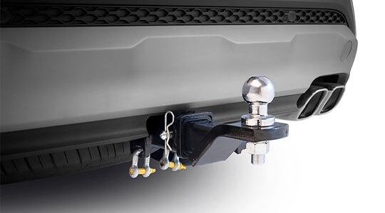 Towbar towball & trailer wiring harness.