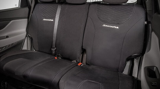 Water resistant neoprene - Rear seat cover.