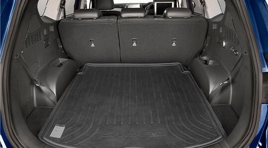 Reversible cargo mat.