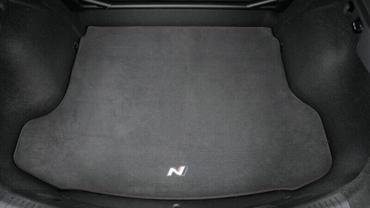 Hatchback carpet cargo mat.