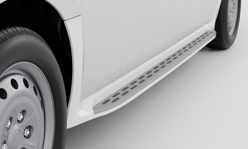 Integrated sidesteps | creamy white