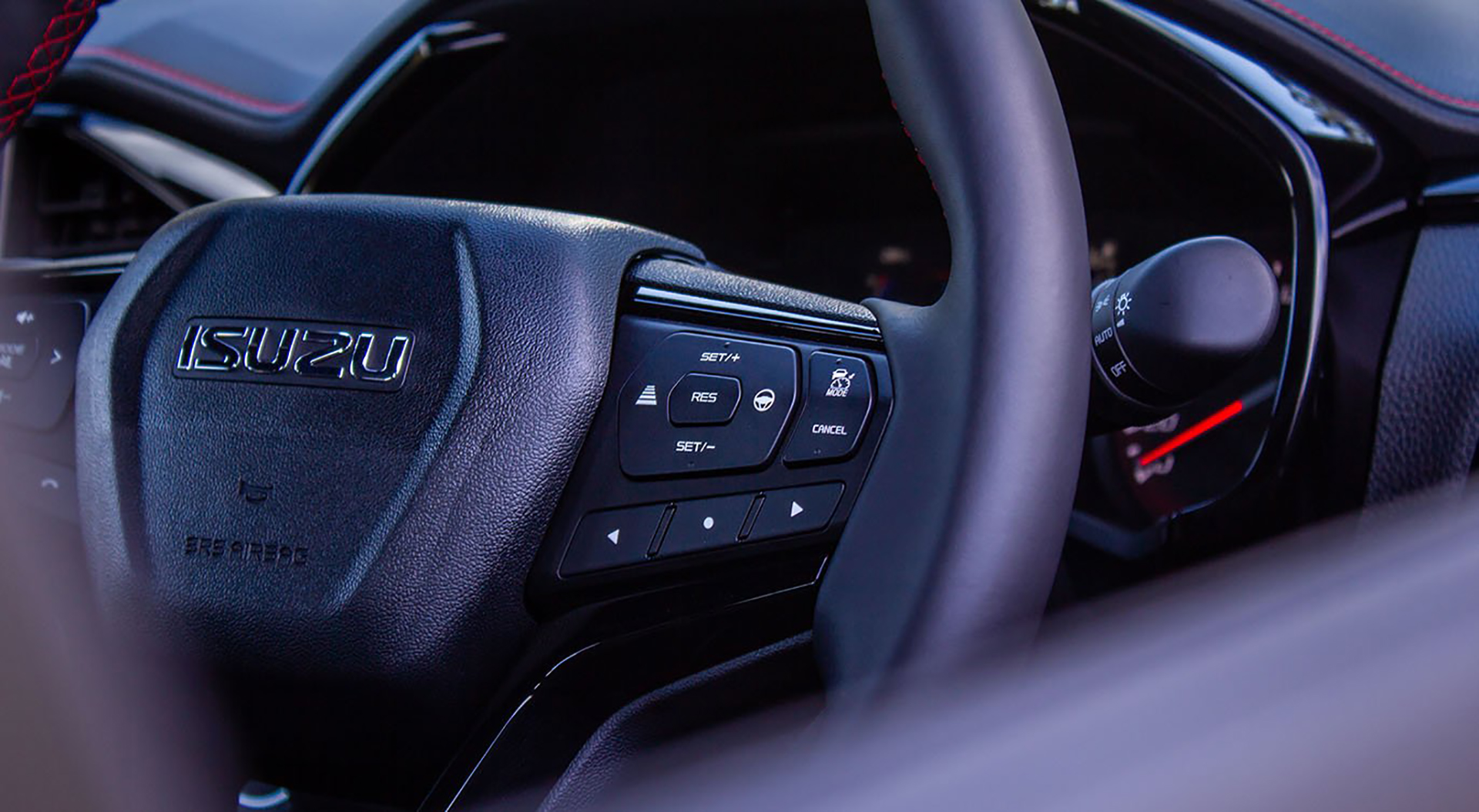 D-MAX steering wheel