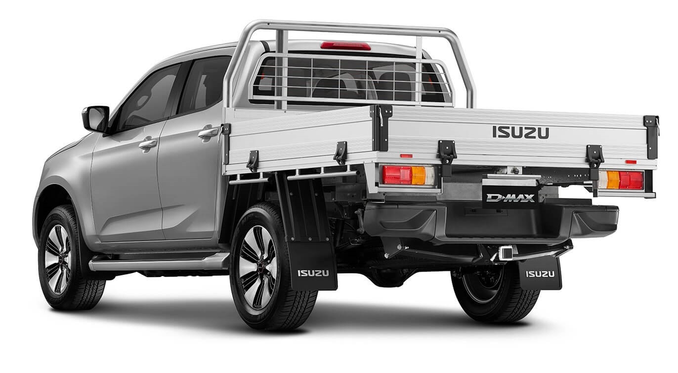 The new D-MAX LS-M and LS-U Crew Cab Chassis 4x4 Auto