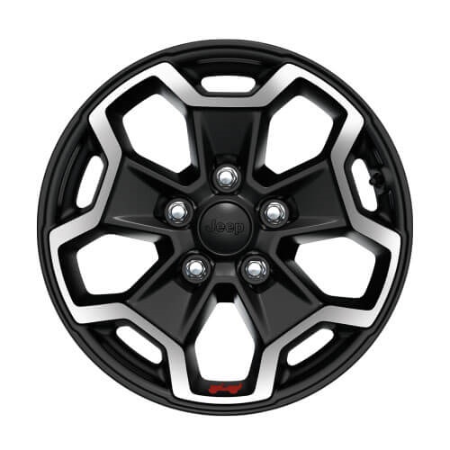 17-Inch Polished Black Alloy Wheels 