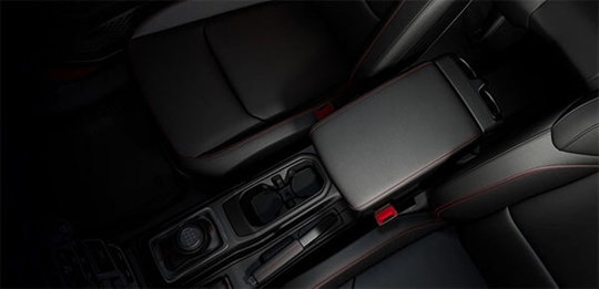 Lockable Glove Box and Center Console