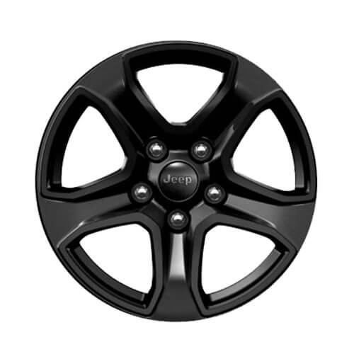 17-Inch Painted Black Alloy Wheels