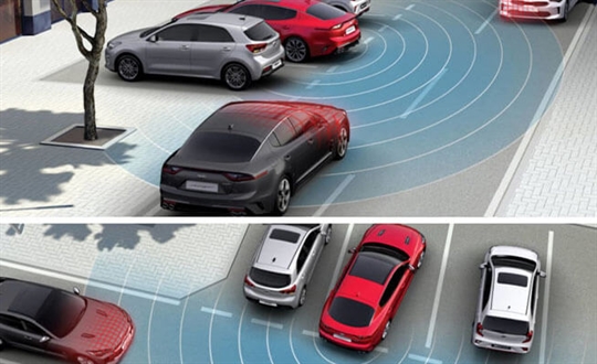 Rear Cross Traffic Collision Avoidance Assist*