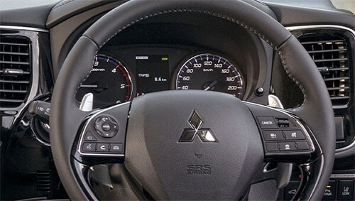 3-Spoke Leather Steering Wheel