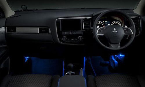 Blue Floor Illumination