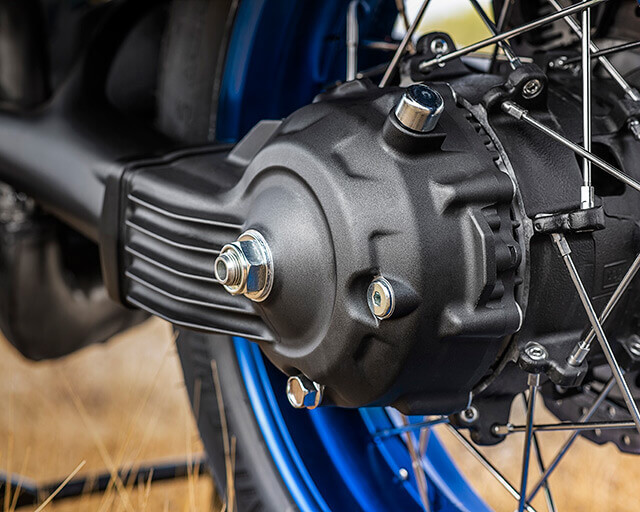 Shaft drive with hypoid gear