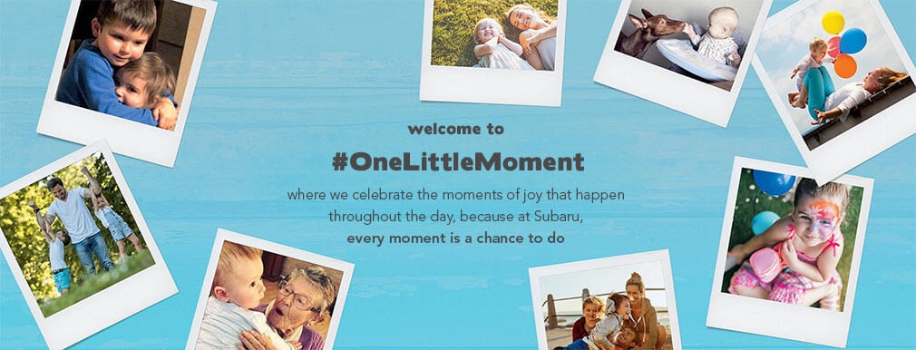 #OneLittleMoment Hero Image