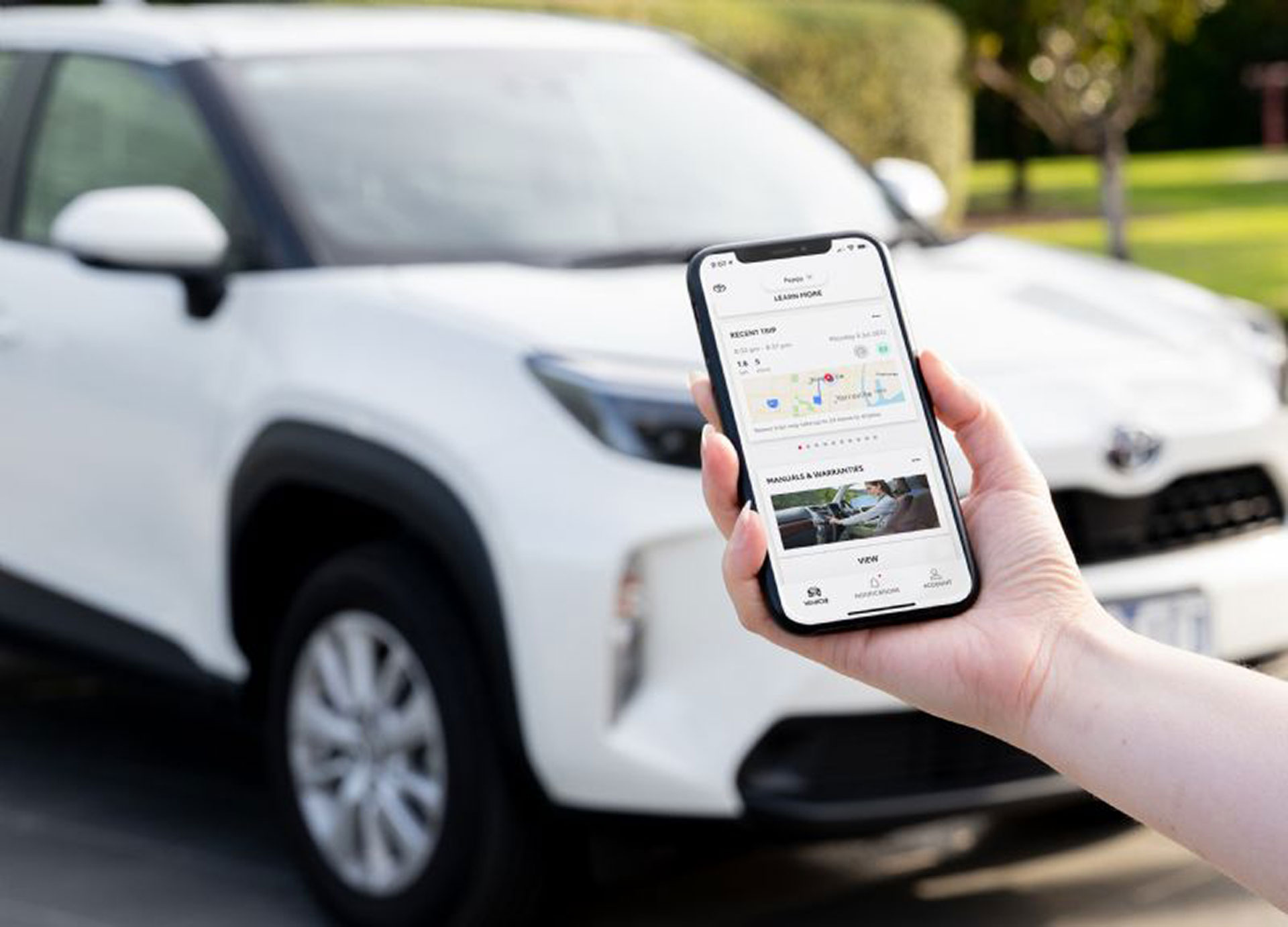 Toyota has expanded the availability and functionality of Toyota Connected Services offering more customers greater peace of mind and enhanced convenience (Indicative image only)