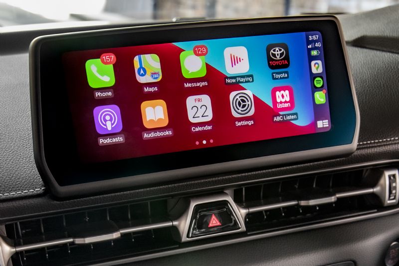 The Toyota GR Supra is now available with wireless Apple CarPlay®1 (all images indicative only)