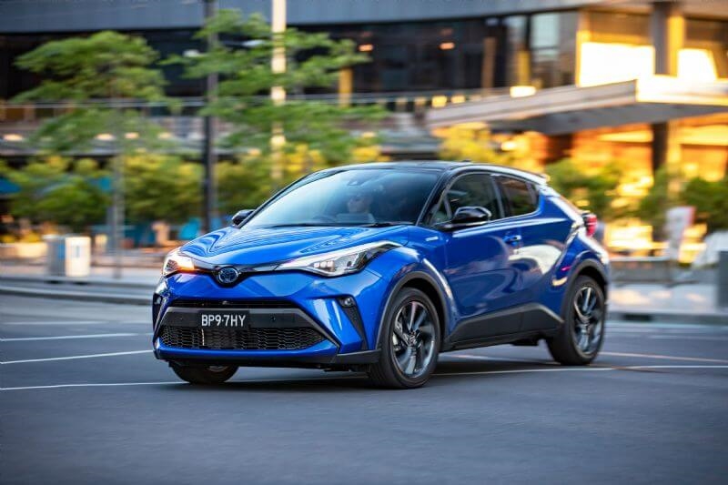 Toyota C-HR gains substantial improvement in driver assistance technology (C-HR Koba Hybrid with two-tone shown)