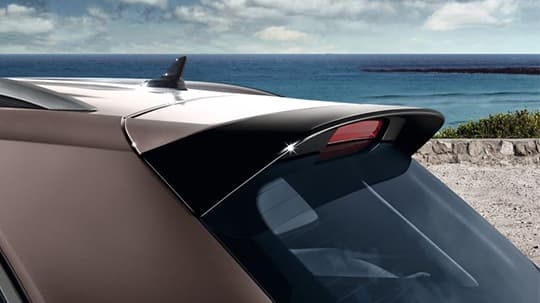 Black Roof Edge Spoiler