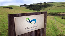 Ocean Farm sign