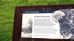 Kiama coast walk sign