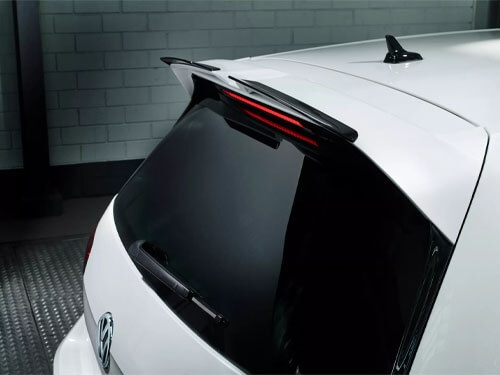 Roof Edge Spoiler with Racing Flaps