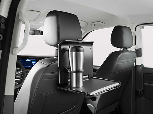 Folding table with cup holder